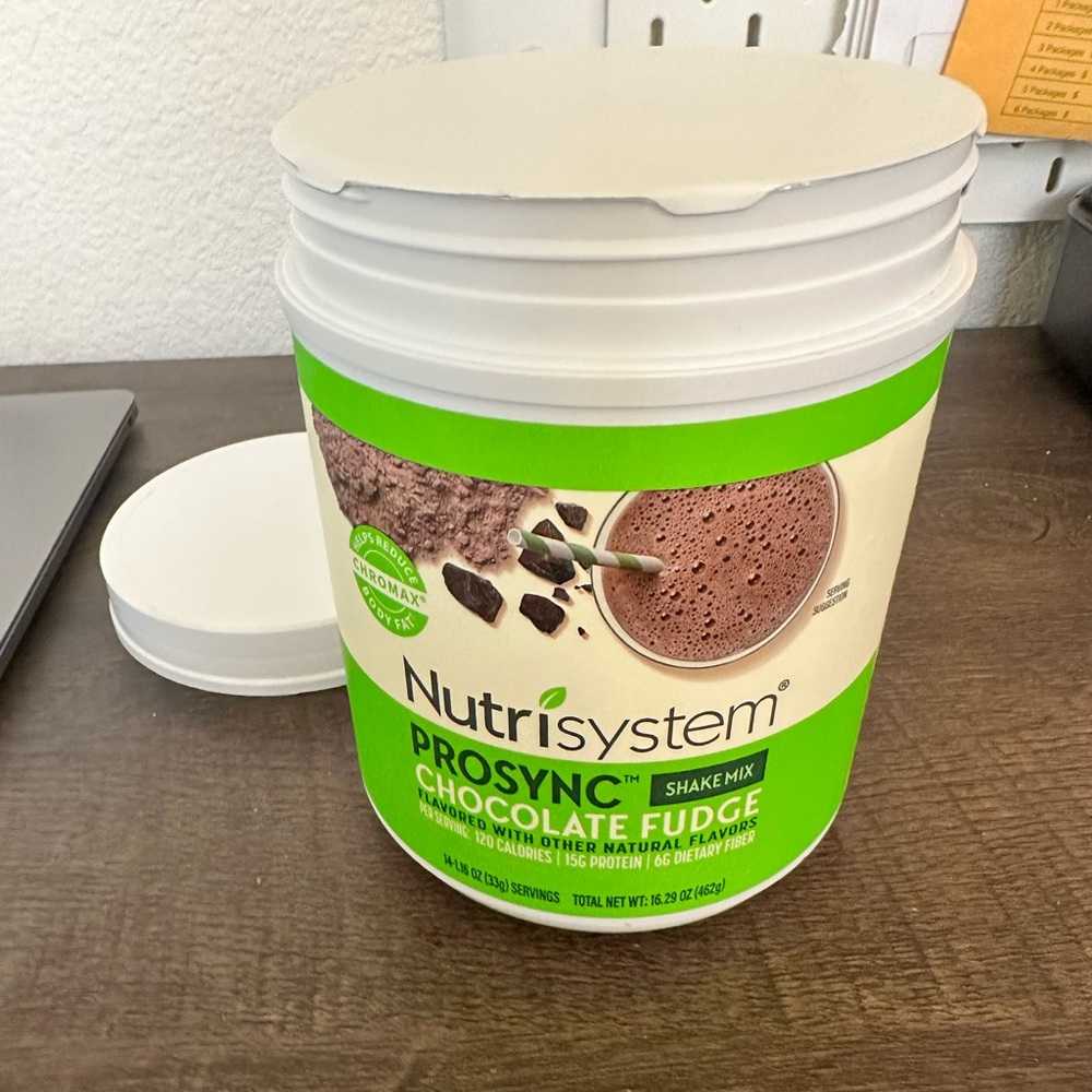 Nutrisystem Prosync chocolate fudge protein shake